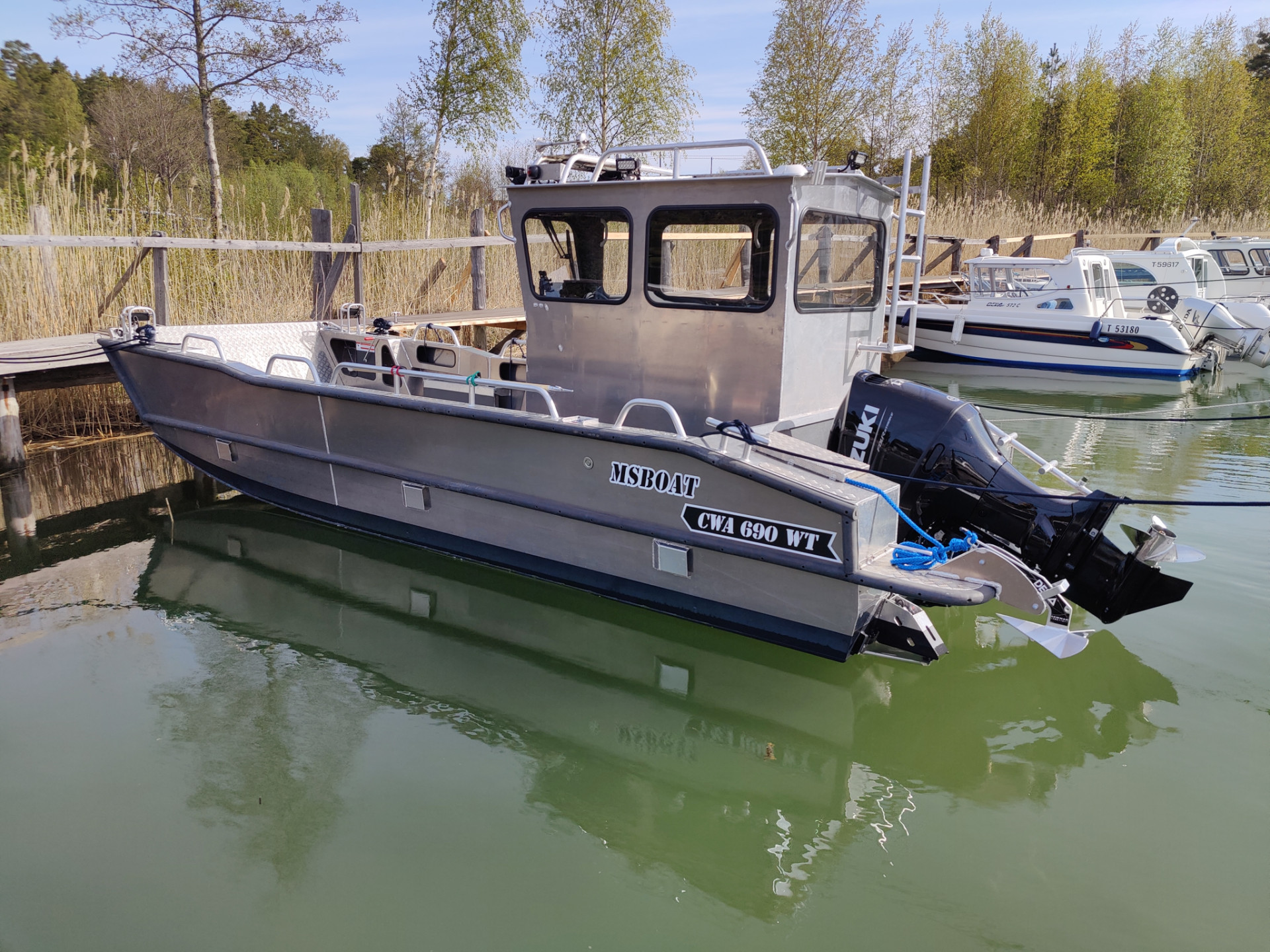 MS Boat CWA 690 WT PILOTHOUSE Skipperi